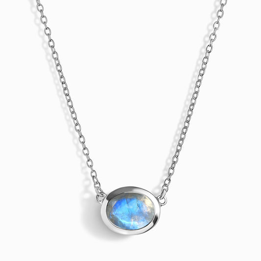 Moonstone Necklace - Skin-Touch - SIL