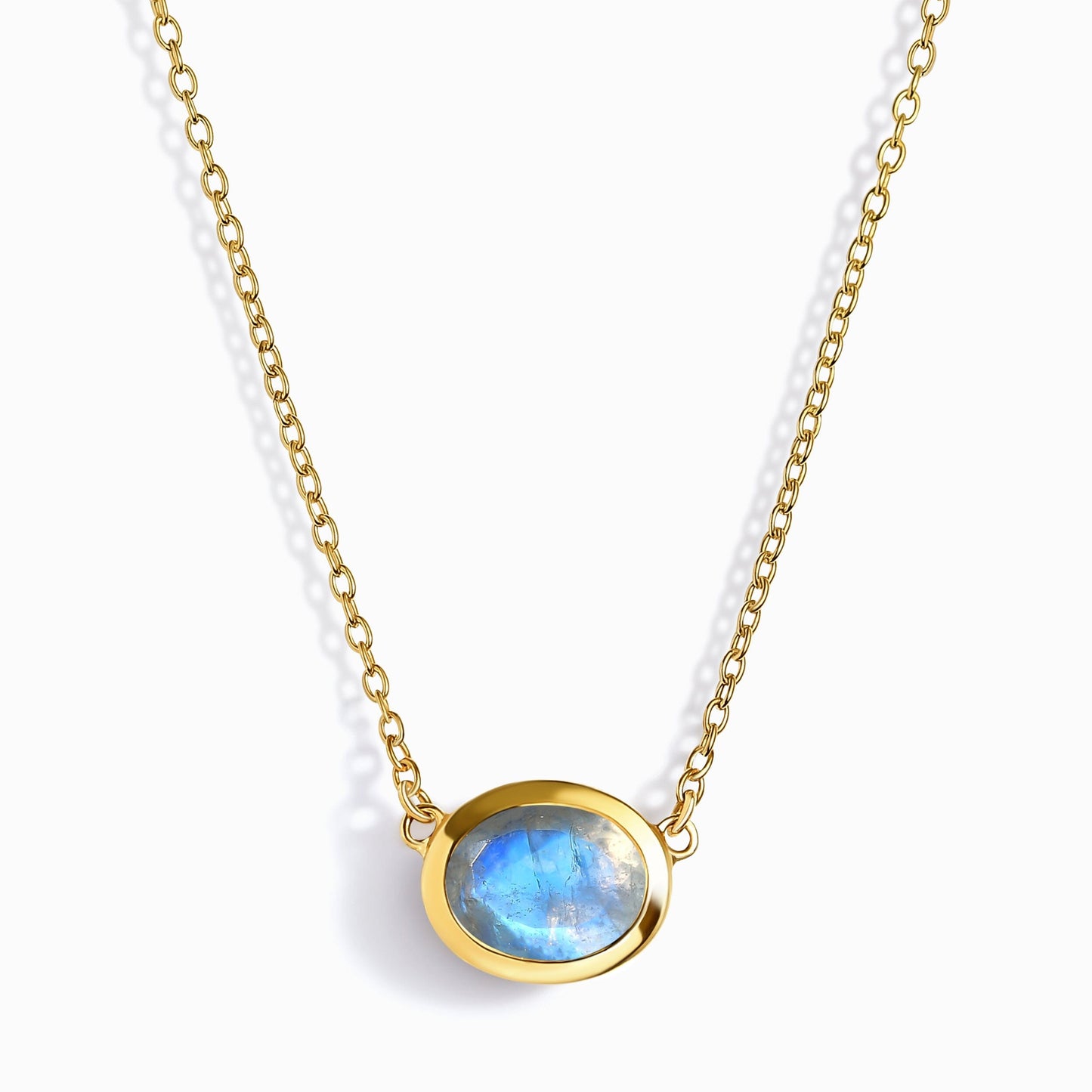 Moonstone Necklace - Skin-Touch - YG