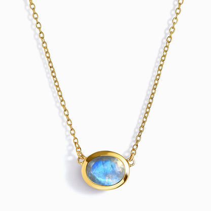 Moonstone Necklace - Skin-Touch - YG