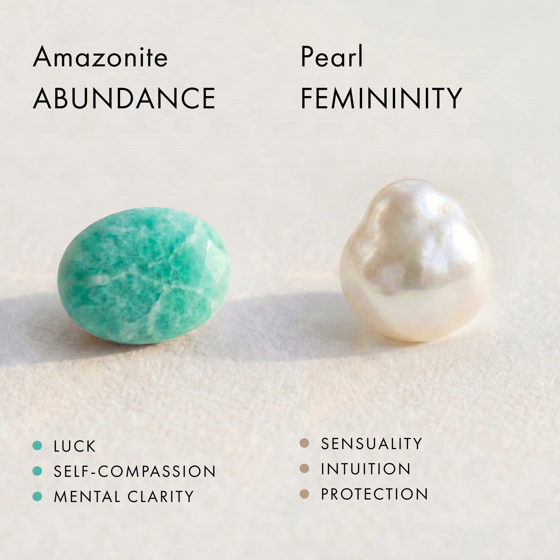 Amazonite Heirloom & Magma & Waves Rings - meaning tile