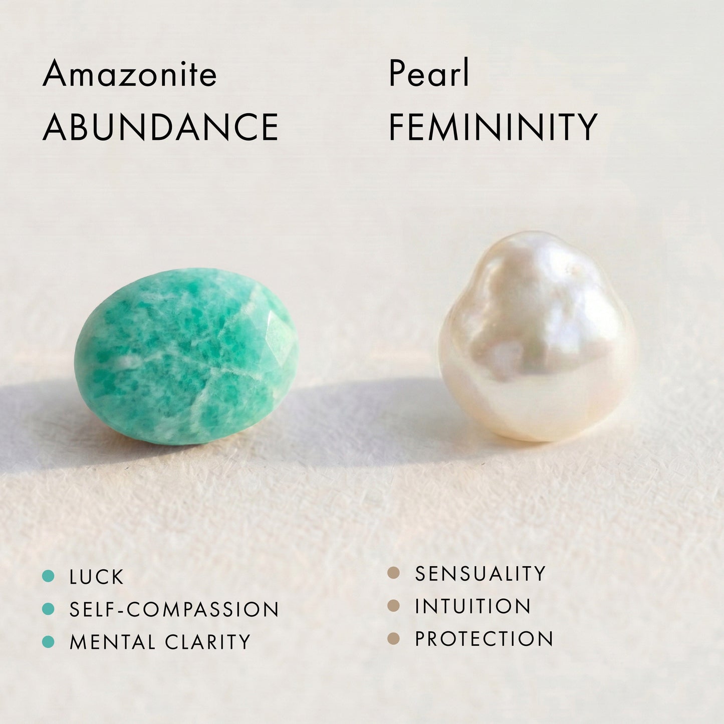 Amazonite Heirloom & Magma Rings - meaning tile