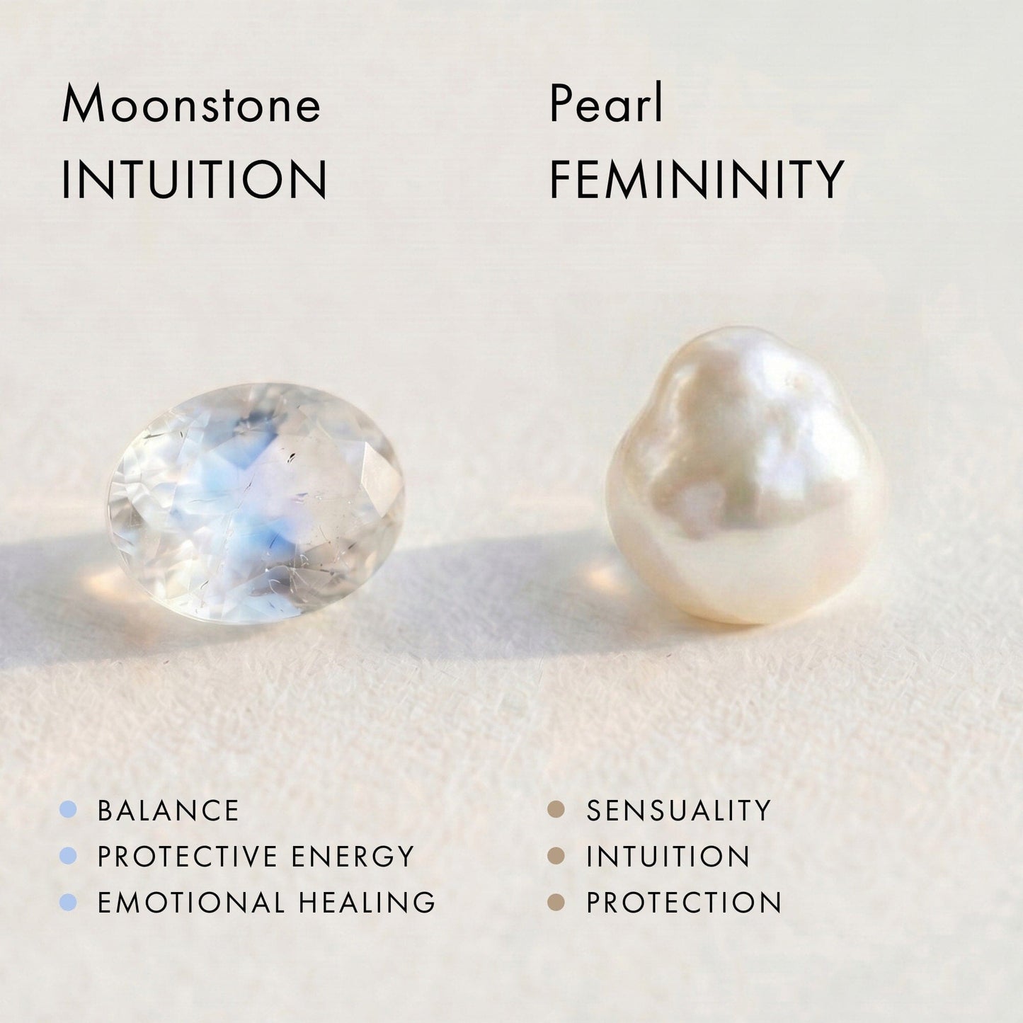 Moonstone Pearl Cuff - Heirloom - meaning tile