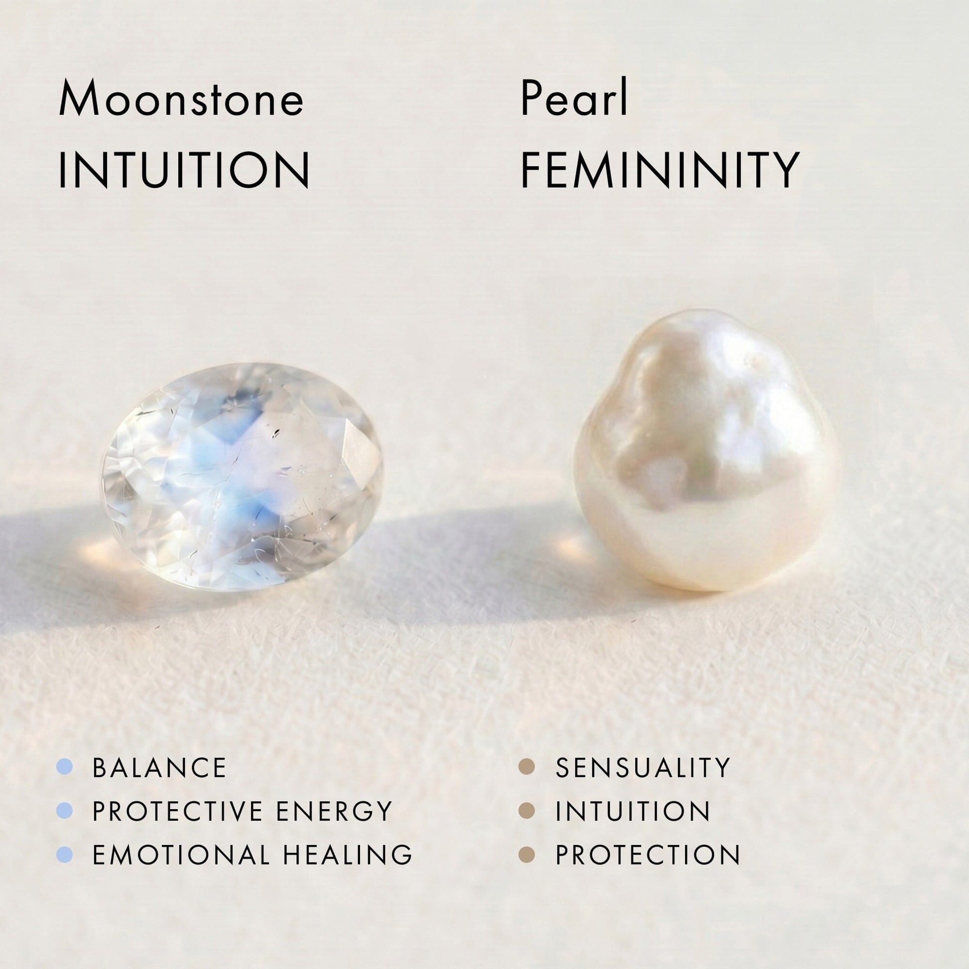 Moonstone Pearl Cuff - Heirloom - meaning tile