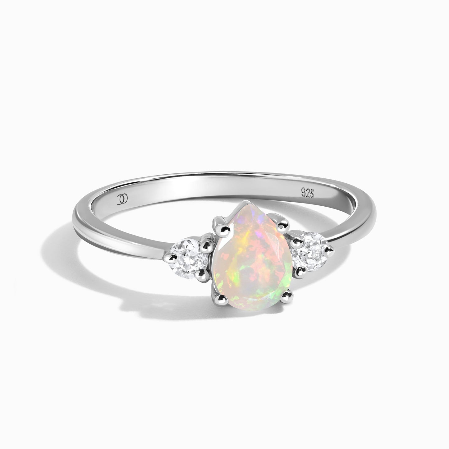 Fine Opal Lab Diamond Ring - Lania
