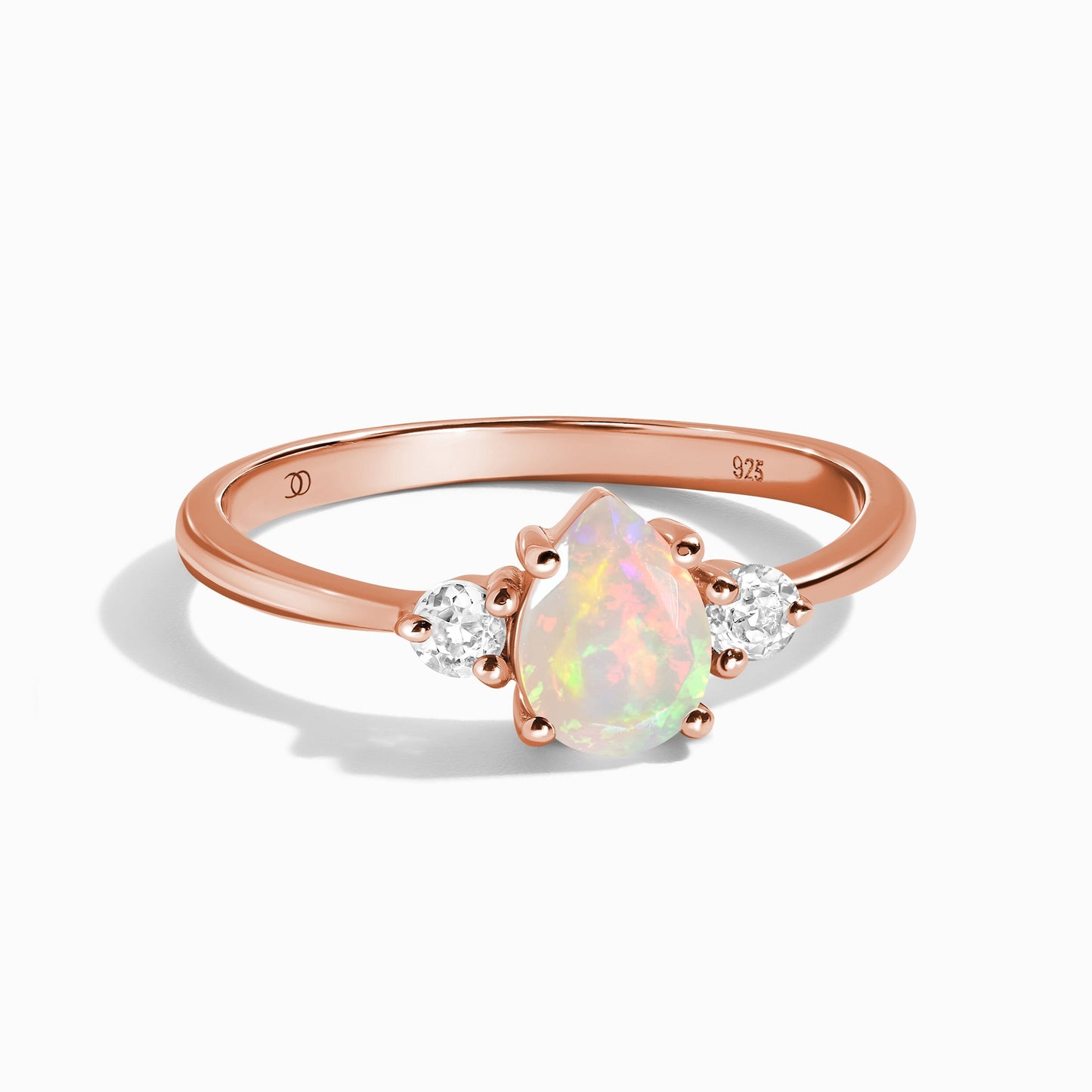 Opal Ring - Lania - rose gold