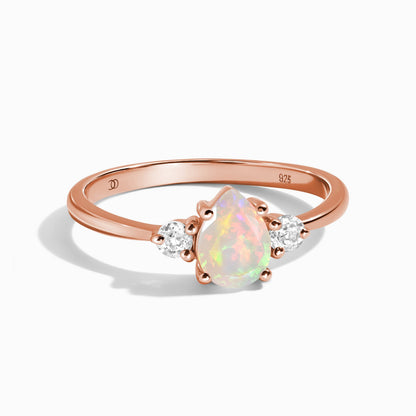 Opal Ring - Lania - rose gold