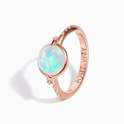 Opal Energy Ring - Positivity Engraved