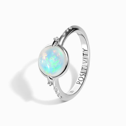 Opal Energy Ring - Positivity Engraved