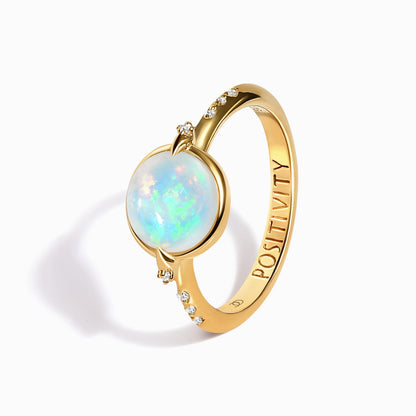 Opal Energy Ring - Positivity Engraved