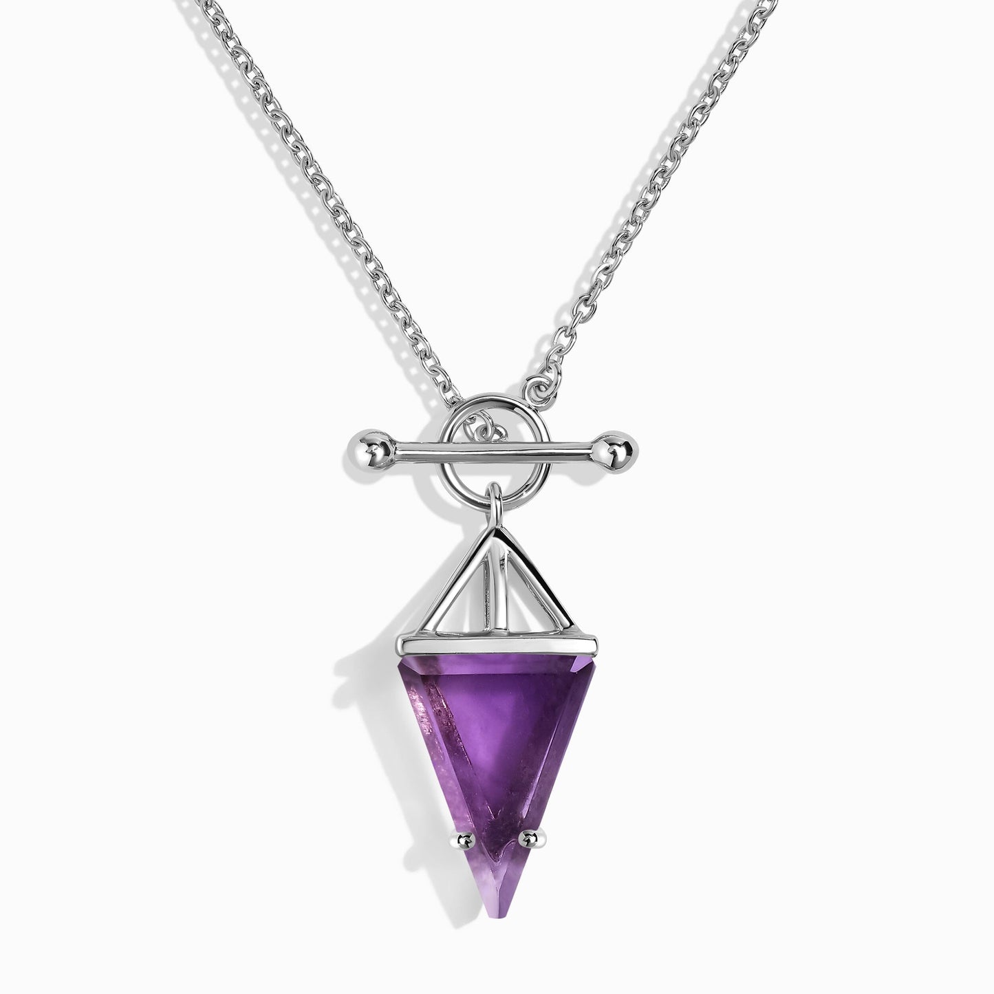 Amethyst Necklace - Heroine T-Lock studio shot