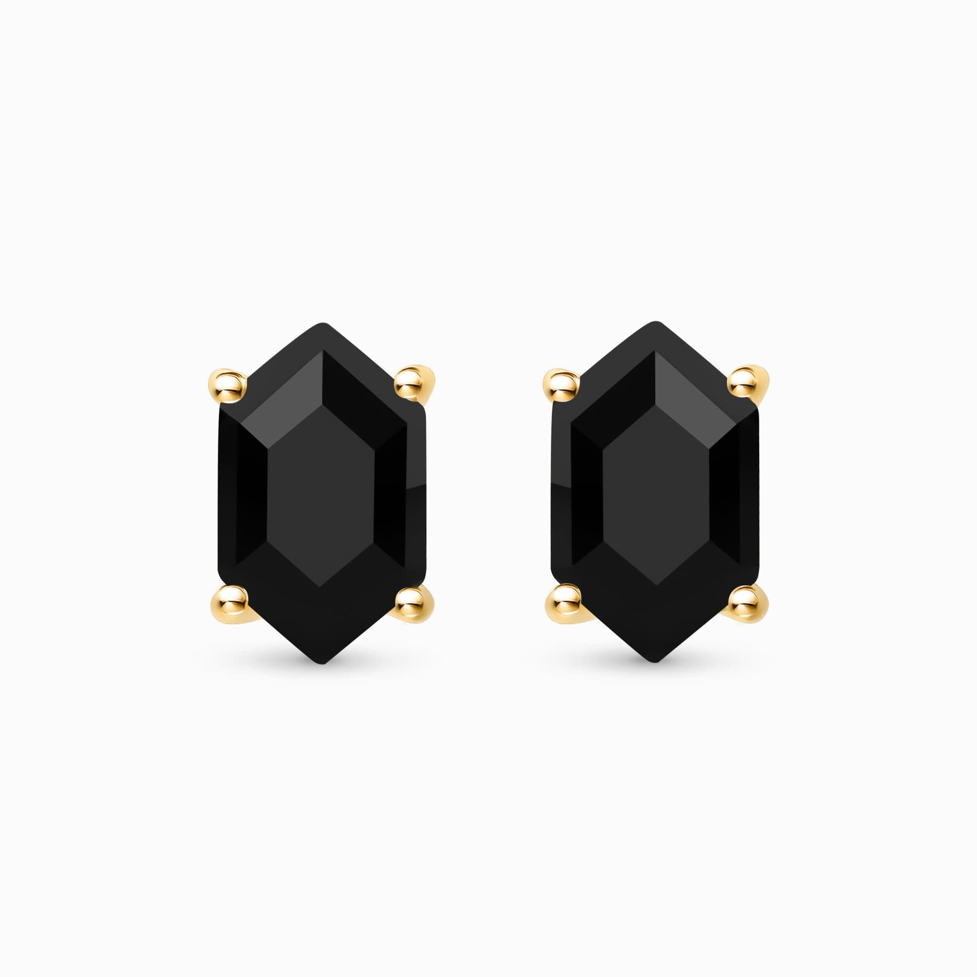 Serenity Studs - yellow gold