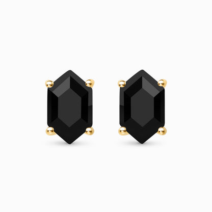 Serenity Studs - yellow gold