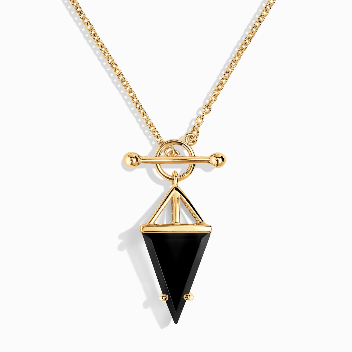 Heroine T-Lock necklace - yellow gold