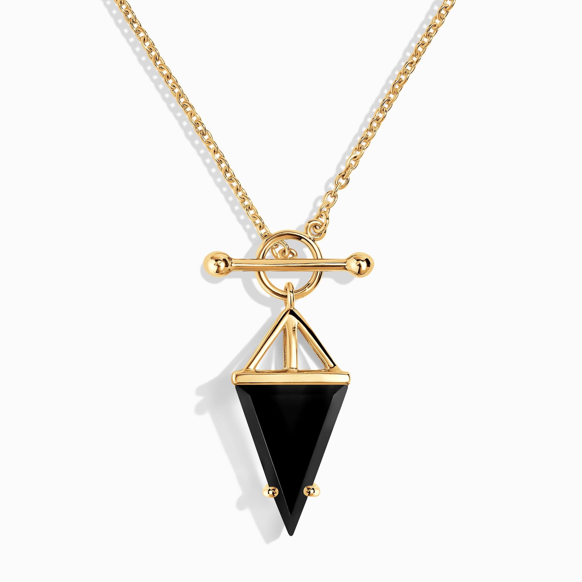 Heroine T-Lock necklace - yellow gold