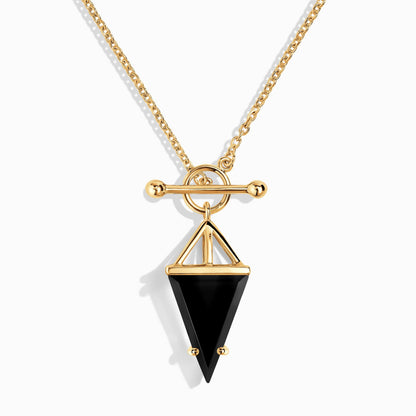 Heroine T-Lock necklace - yellow gold
