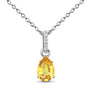 Citrine Necklace Sway - November Birthstone