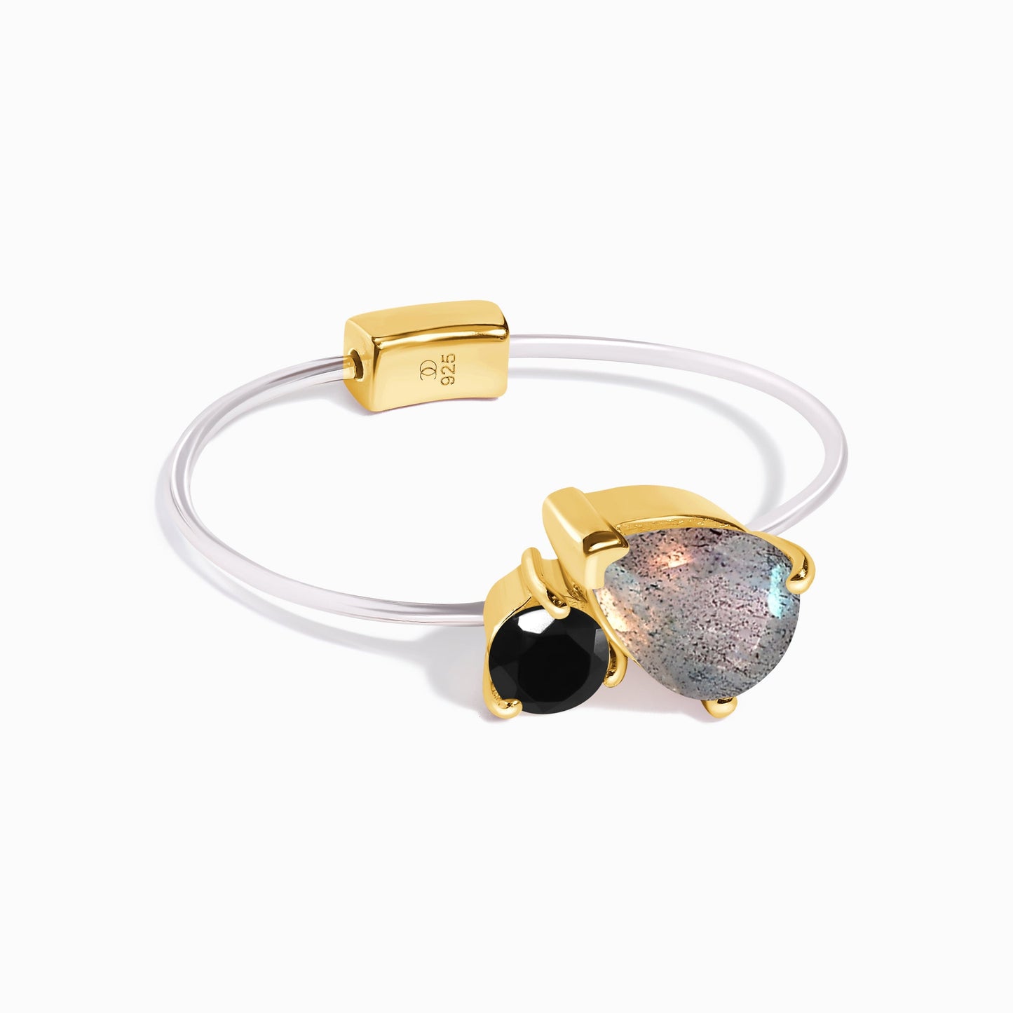 Floating Ring Toi Et Moi - yellow gold