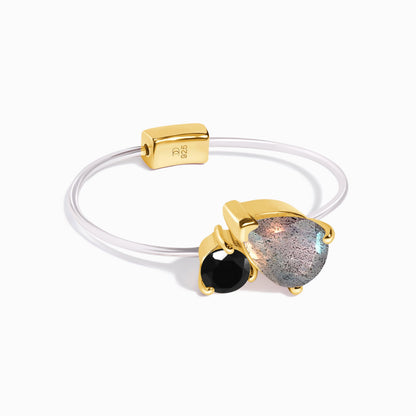 Floating Ring Toi Et Moi - yellow gold