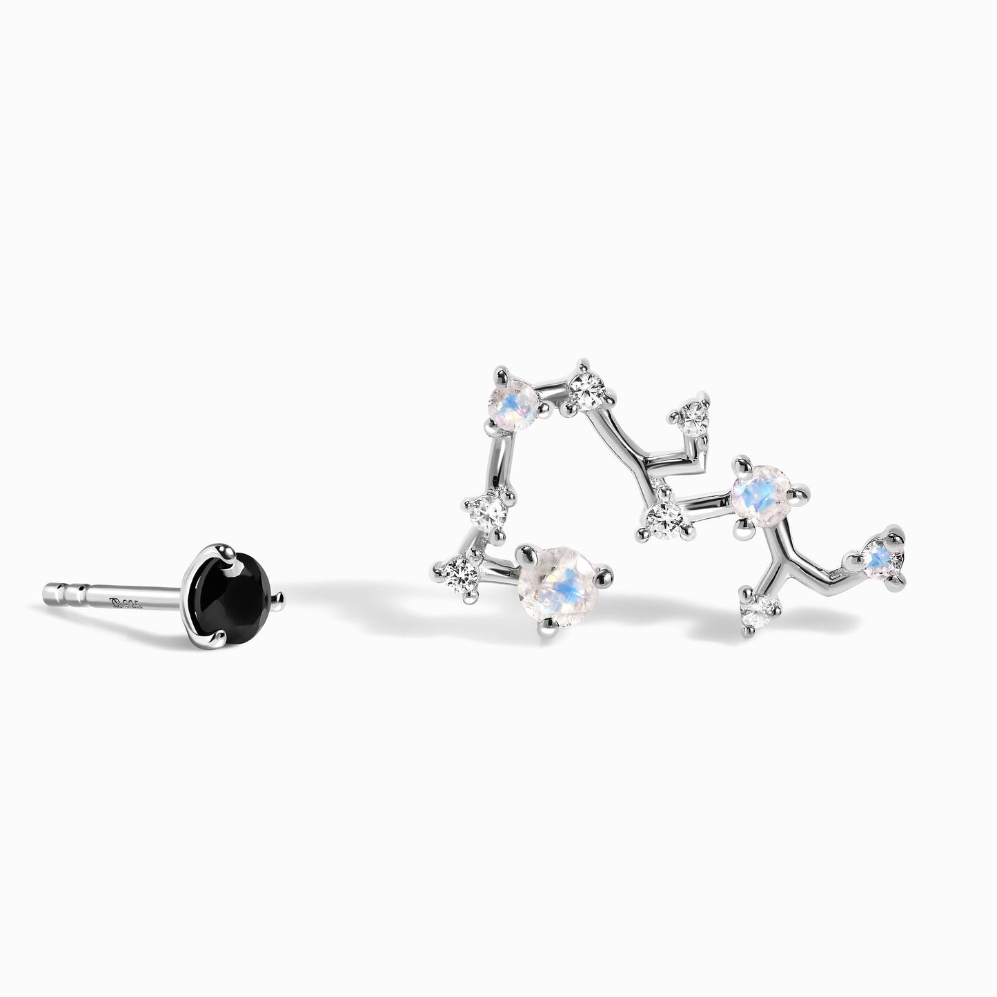 Zodiac Birthstone Studs Sagittarius - Sterling Silver
