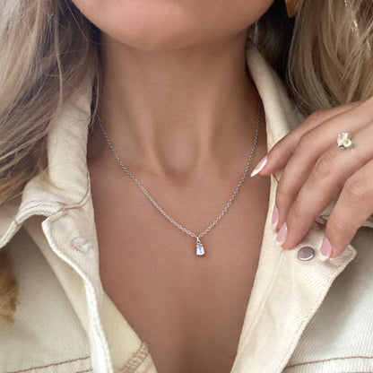 Moonstone Necklace - Inner Voice - on hand SIL