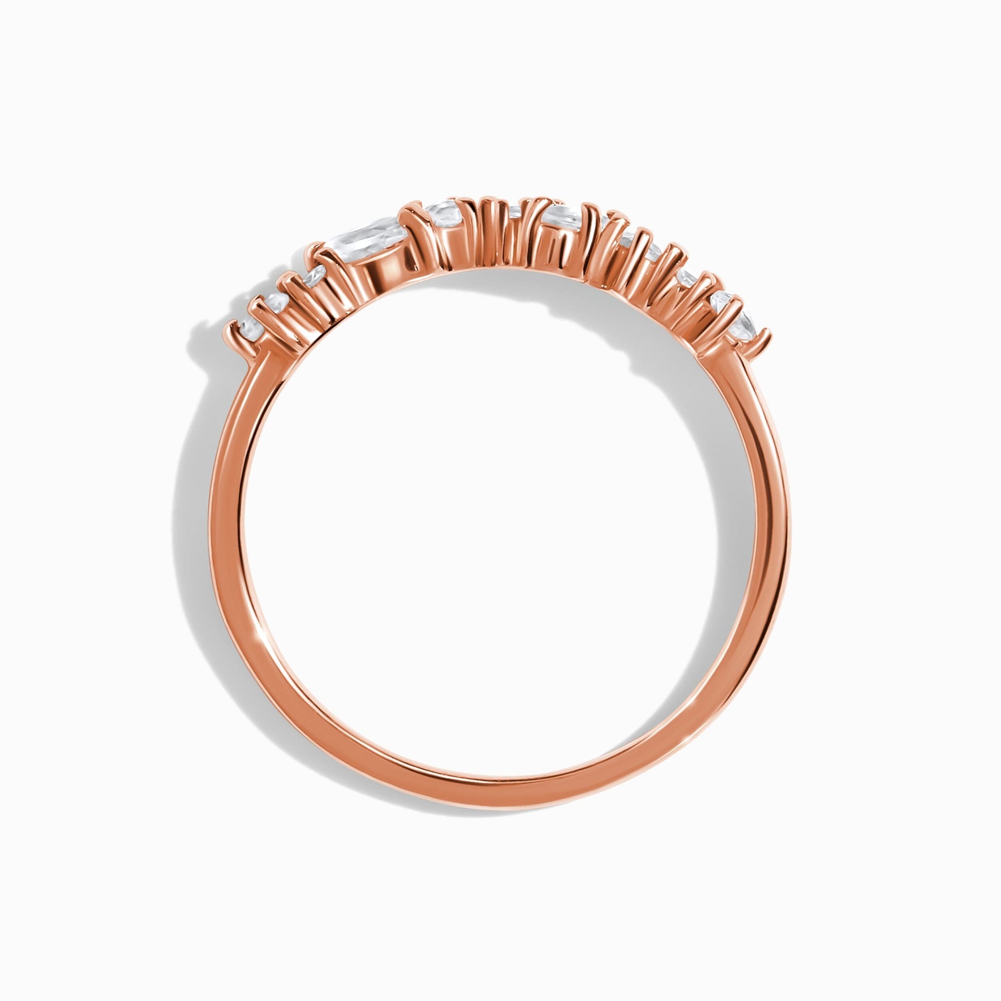 Fine Moonstone Lab Diamond Ring - Grace - detail RG