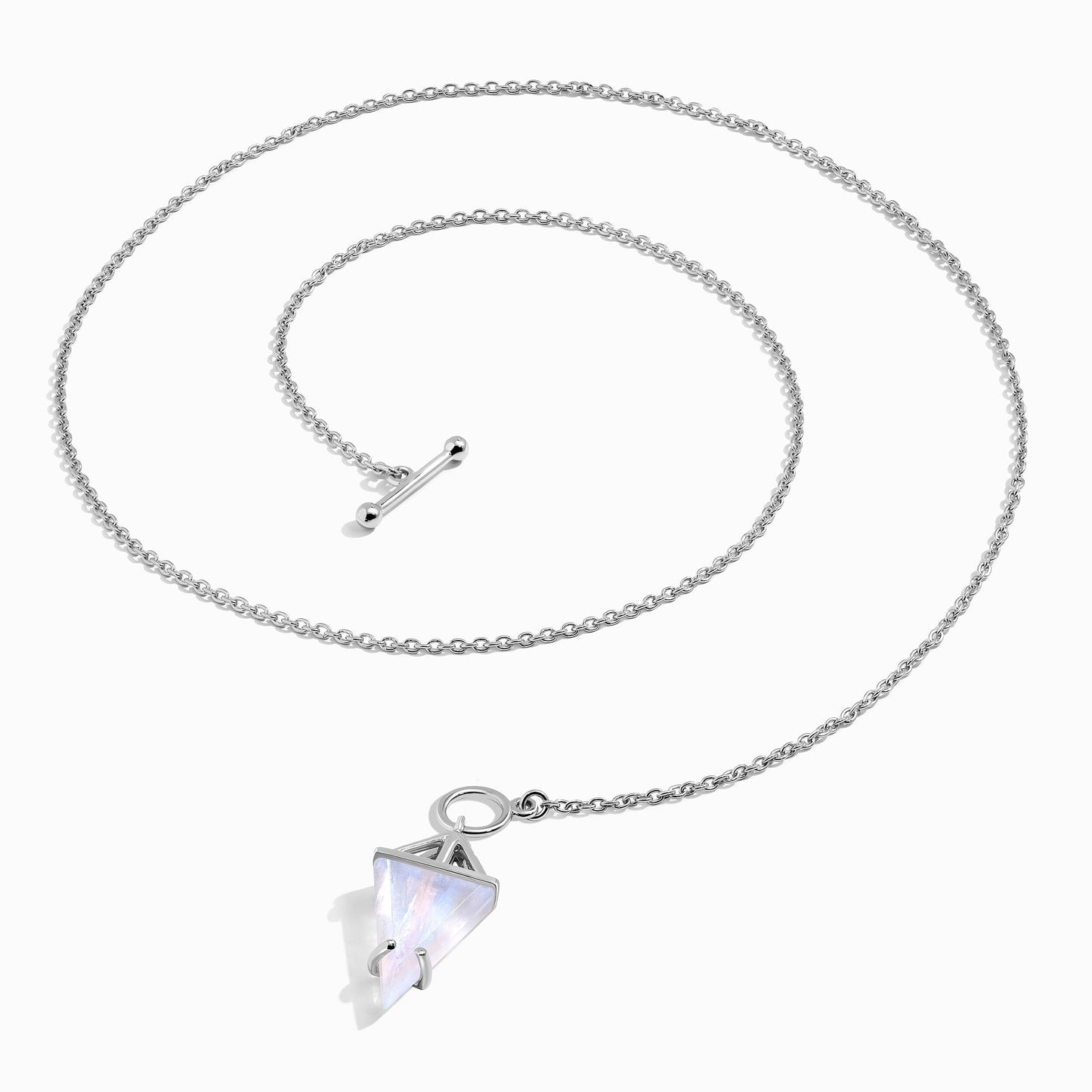 Moonstone Necklace - Heroine - detail 2 SIL
