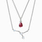 Cancer Zodiac & July Birthstone Necklaces