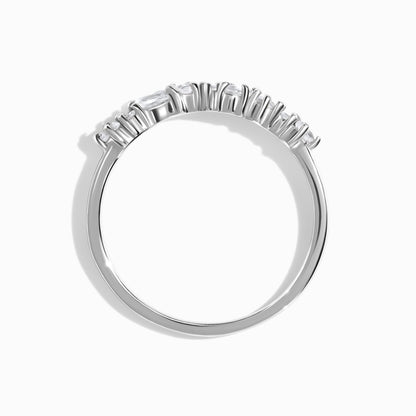 Fine Moonstone Lab Diamond Ring - Grace - detail SIL