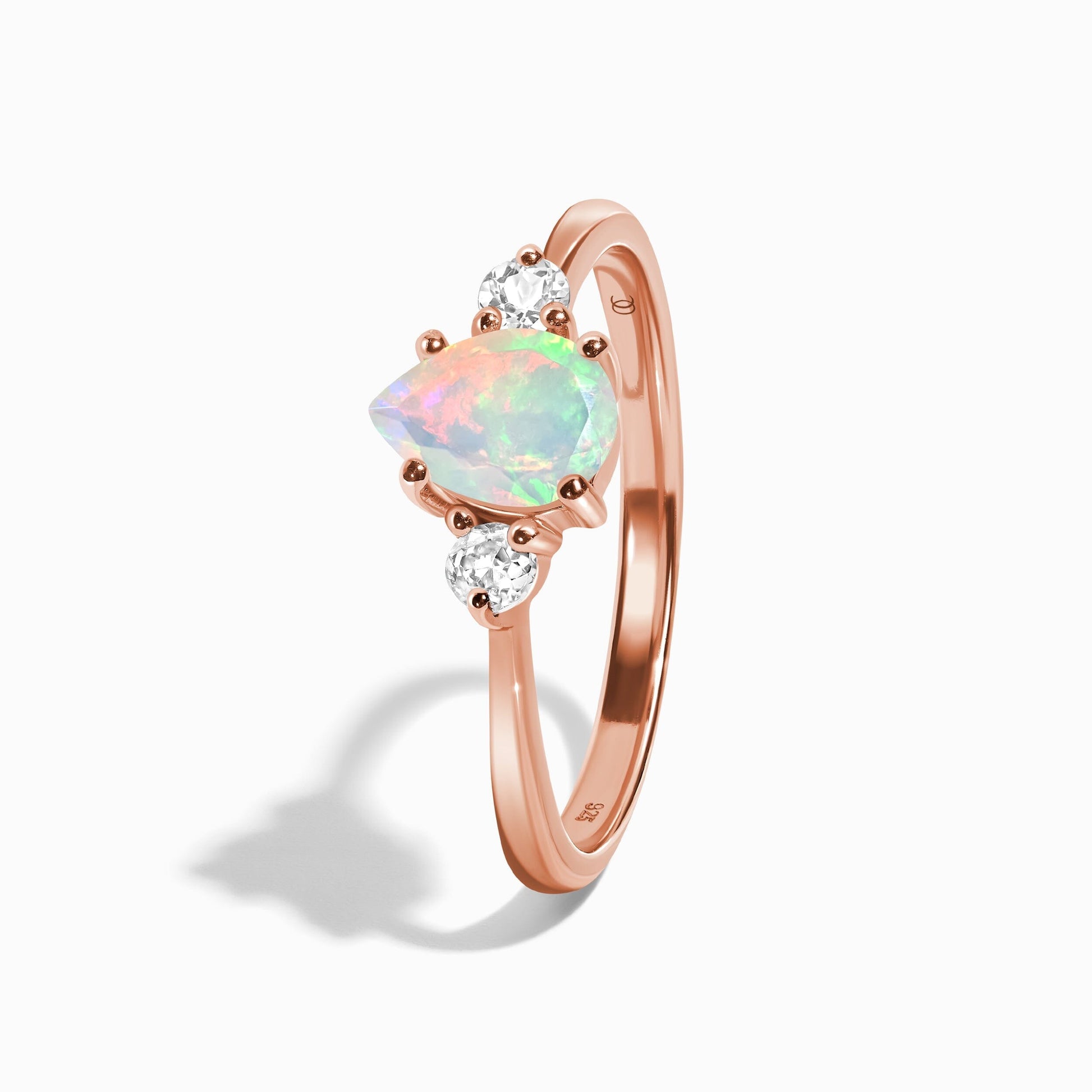 Moonstone Opal Essential Starter Set - rose gold detail