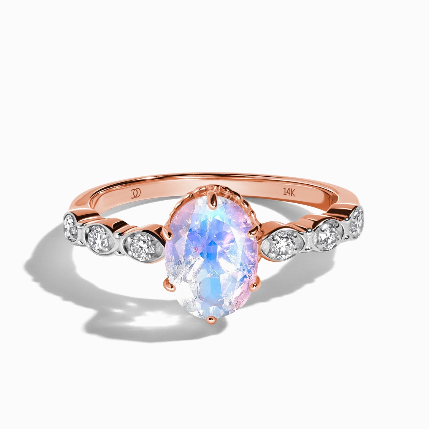 Mirth ring rose gold