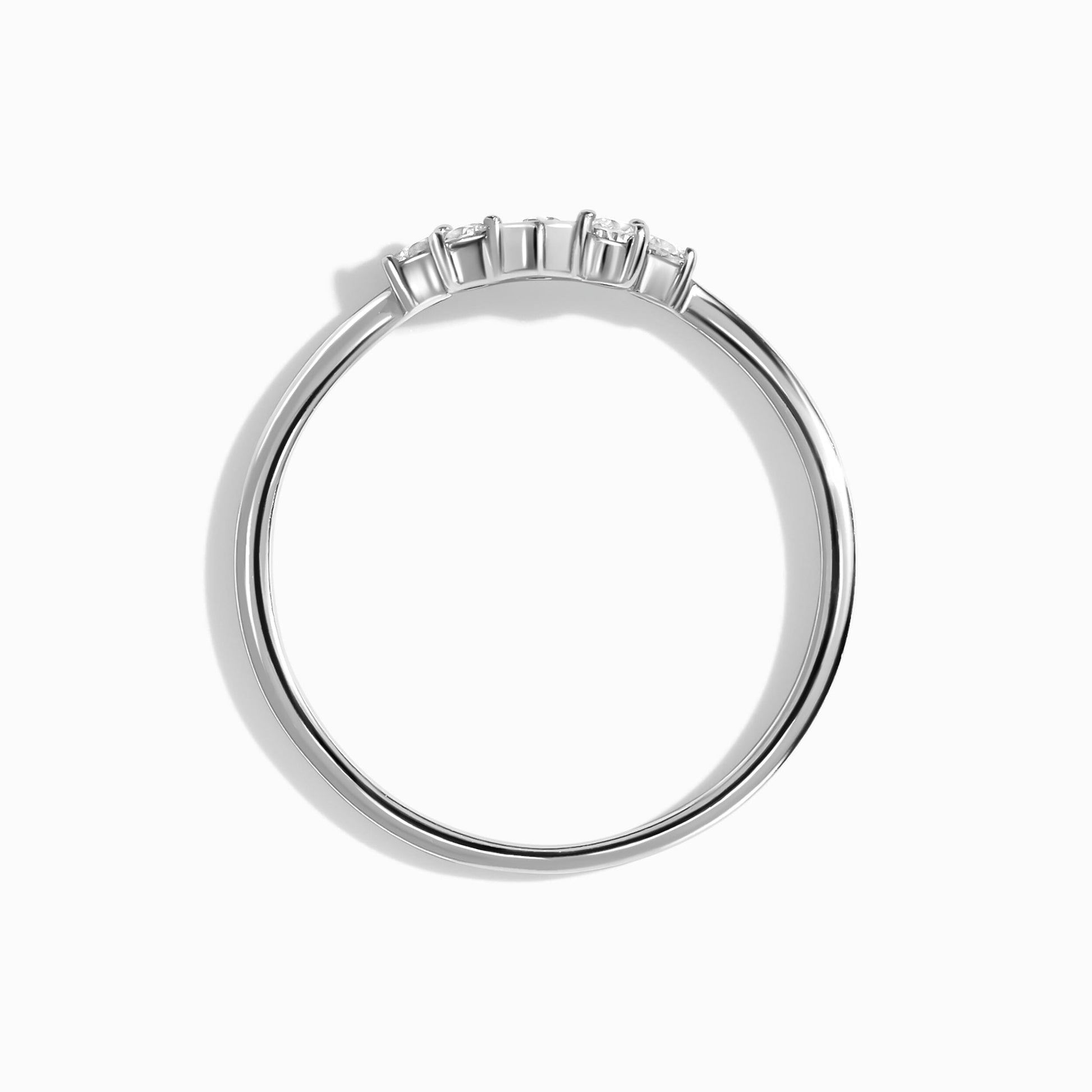 Mirth Ring and Vow Band white gold detail
