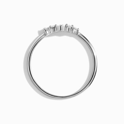 Mirth Ring and Vow Band white gold detail