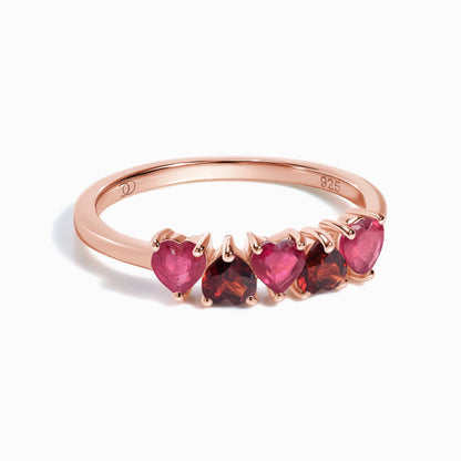 Crush ring rose gold