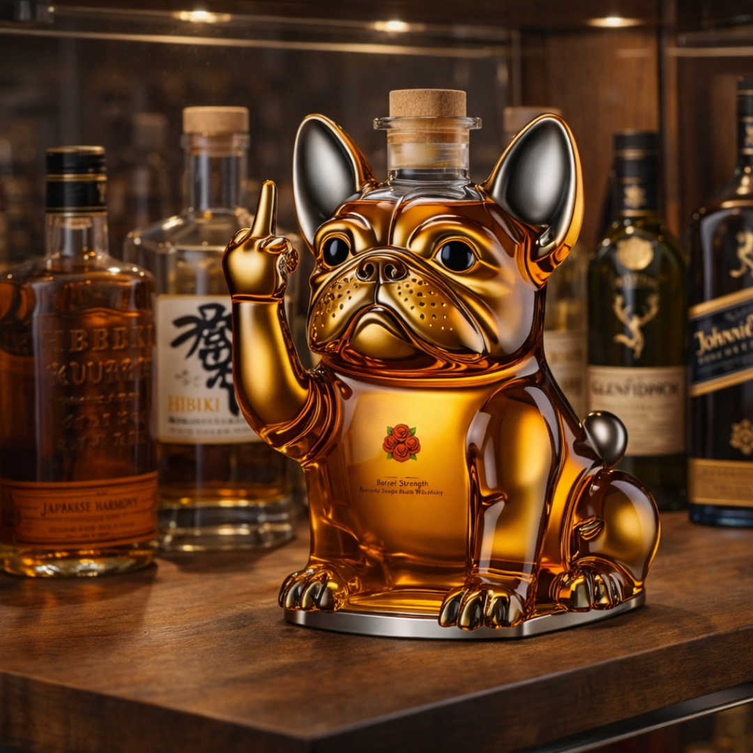 Whiskey Bottle - Dog Edition