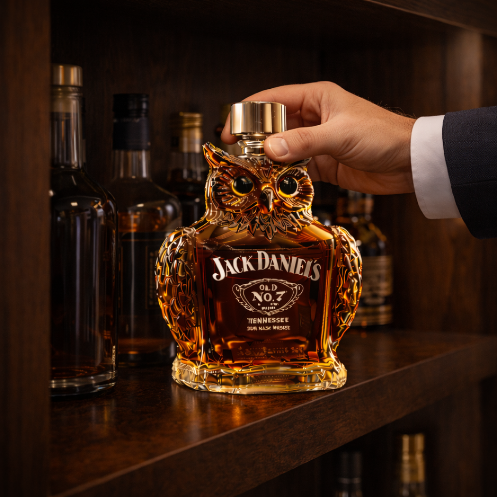 Whiskey Bottle - Owl Edition