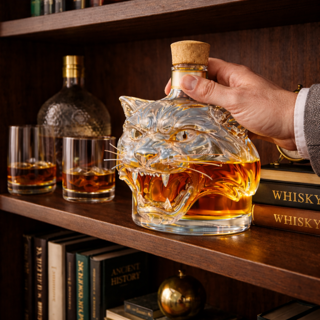 Whiskey Bottle - Tiger Edition