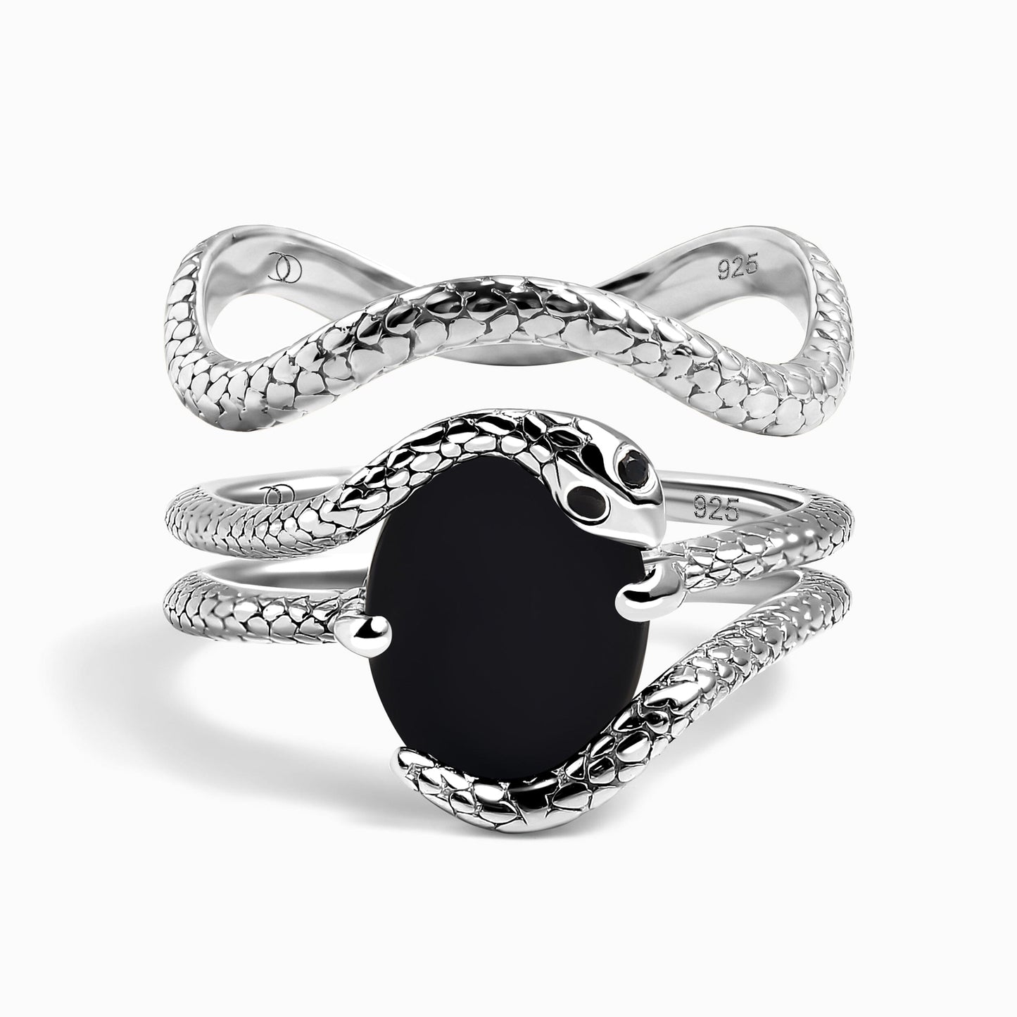Nox Serpent Duo Set - Sterling Silver