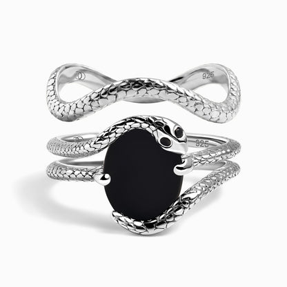 Nox Serpent Duo Set - Sterling Silver