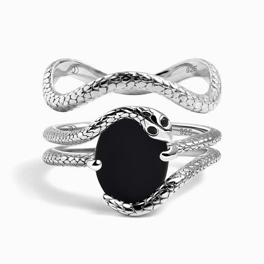 Nox Serpent Duo Set - Sterling Silver