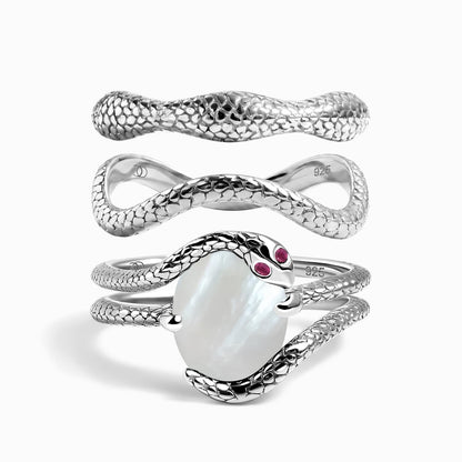 Lux Serpent Stack - silver