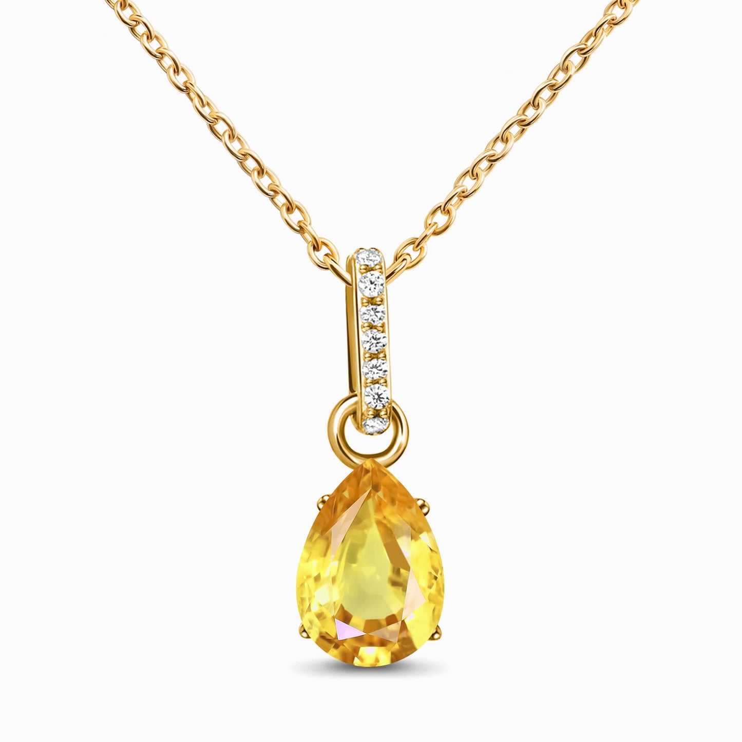 Divine Purpose Necklace, Citrine