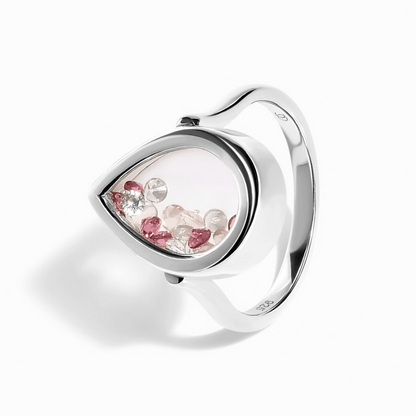 Rose Quartz Rhodolite Ring - Gem Glide