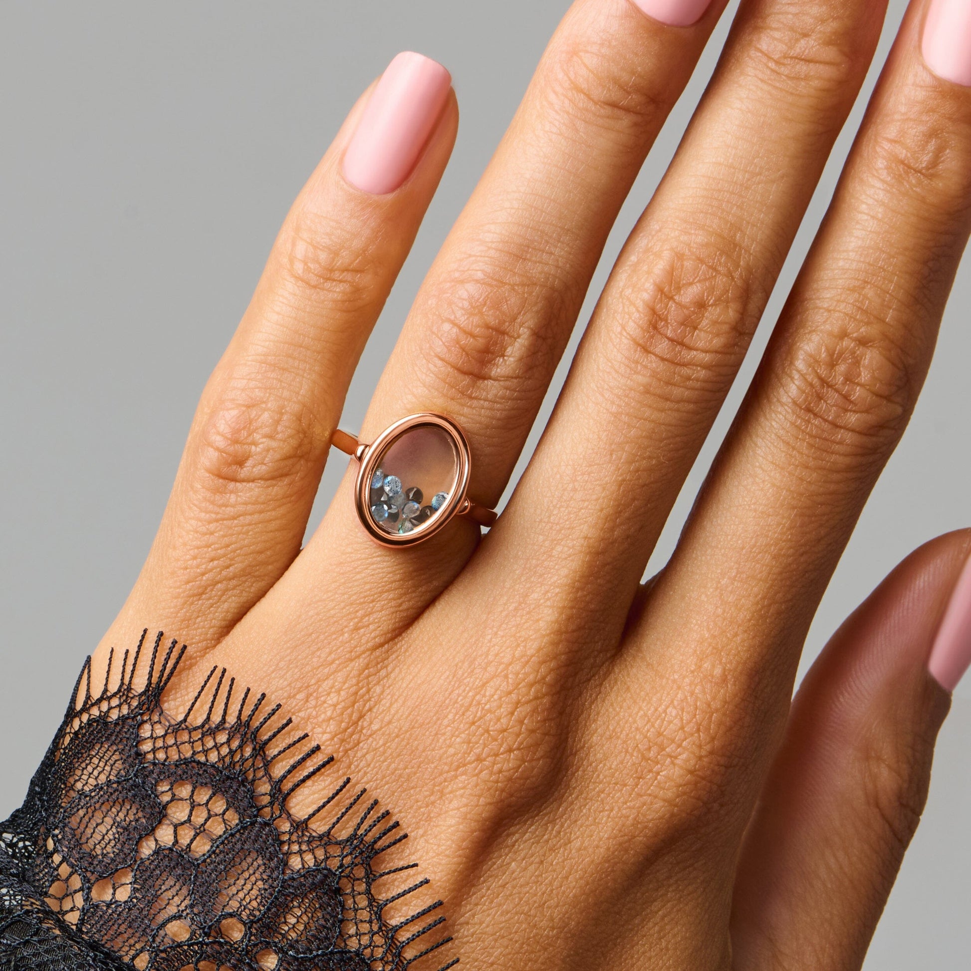 Halo of Calm Ring - rose gold