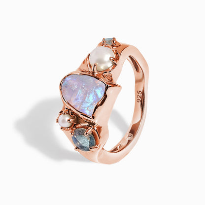Moonstone Pearl Ring - Heirloom - WR-PEAR-17_2_MS_RG