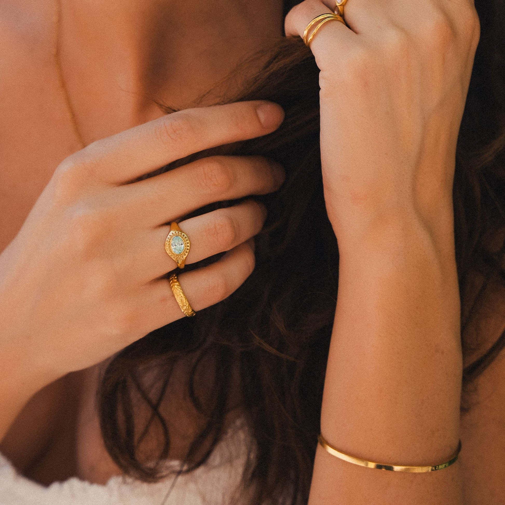 Aegean Ring - aquamarine-ring-bold