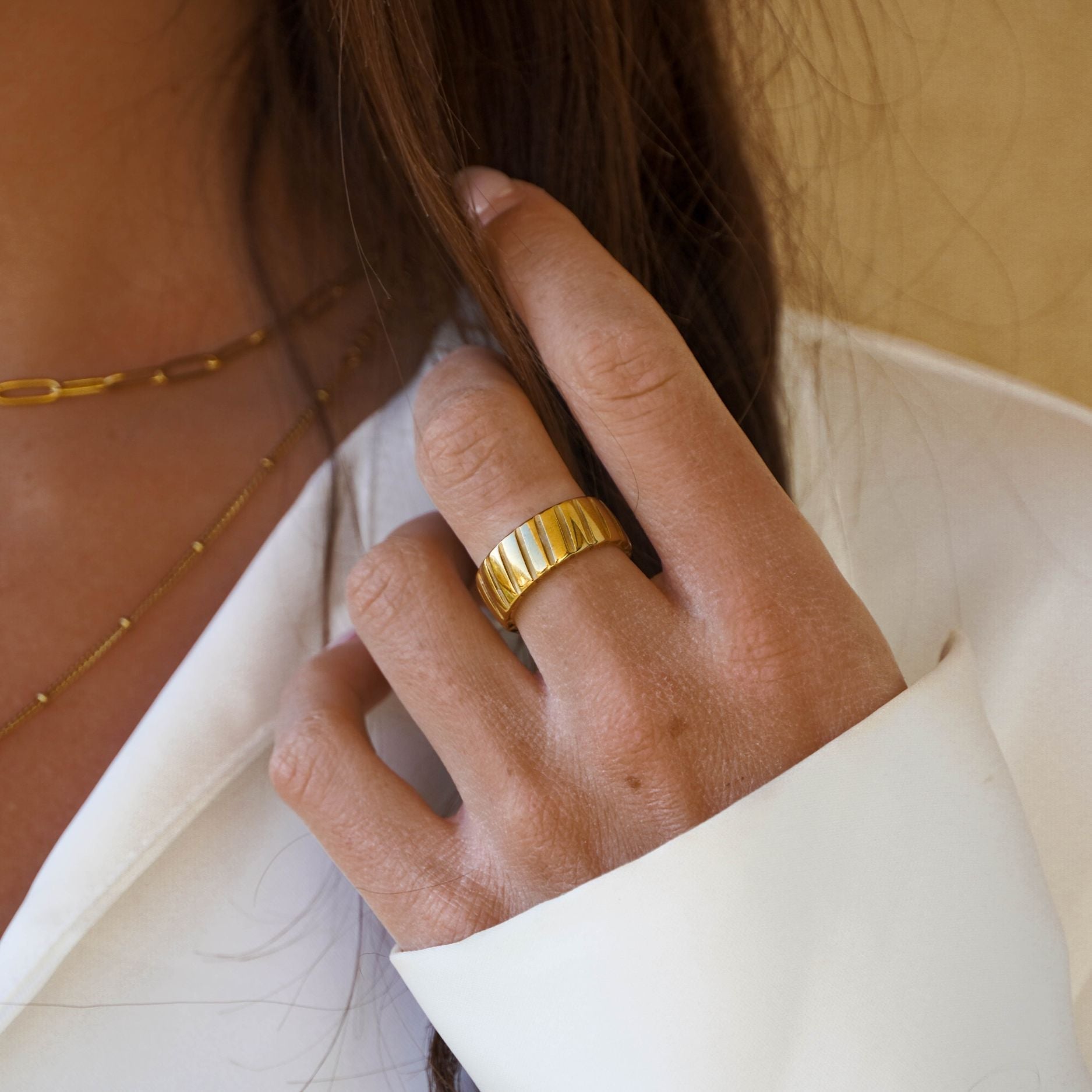 Bold Ring styled model