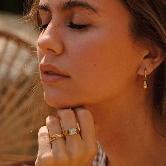 Kaia Ring - big-stone-ring