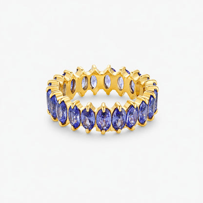Birthstone Eternity Ring - December Tanzanite