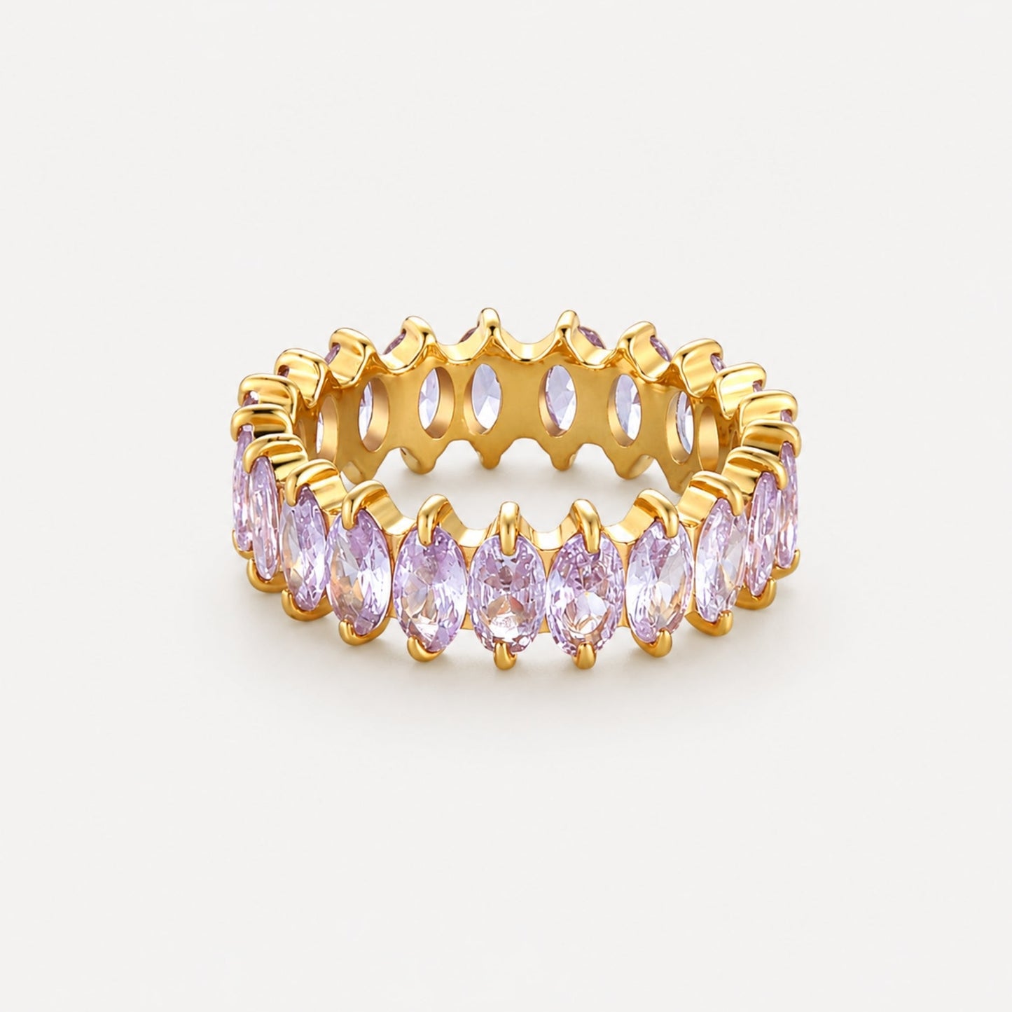 Birthstone Eternity Ring - June Alexandrite