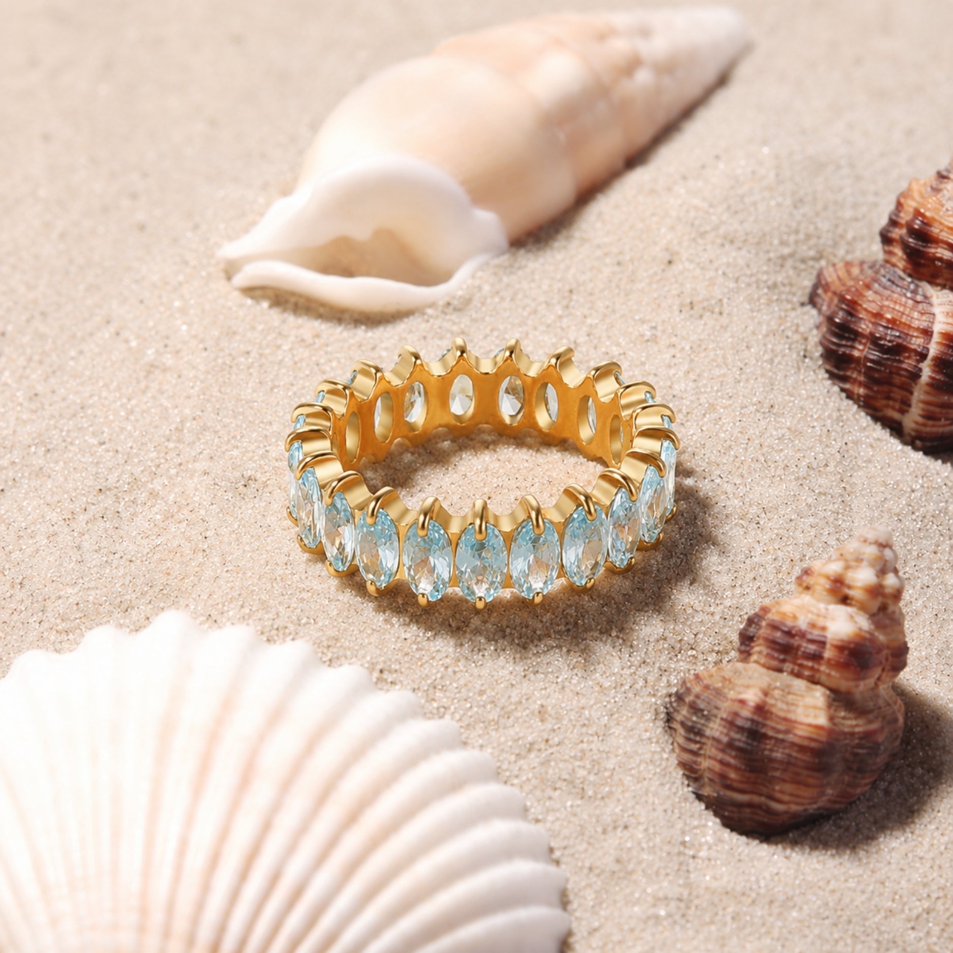 Birthstone Eternity Ring - lifestyle
